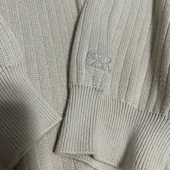 Cutter & Buck Beige Ribbed Sweater - Picture 5 of 5